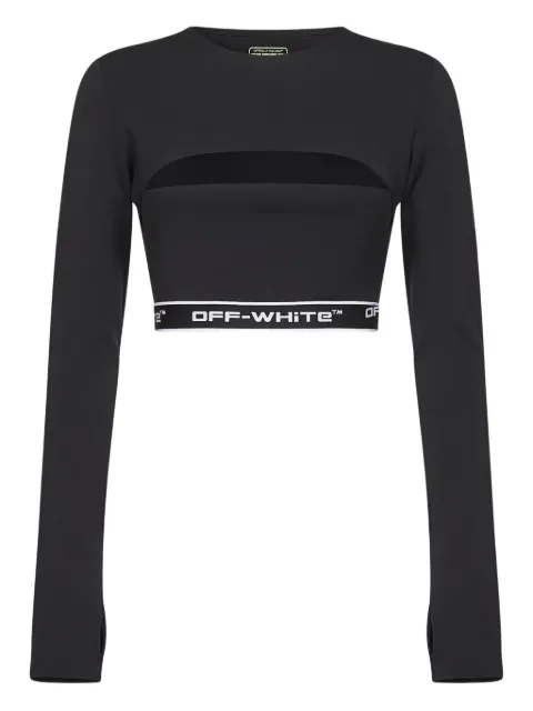 Off-White top con detalle del logo