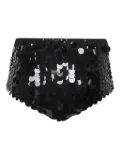 P.A.R.O.S.H. sequin-embellished shorts - Black