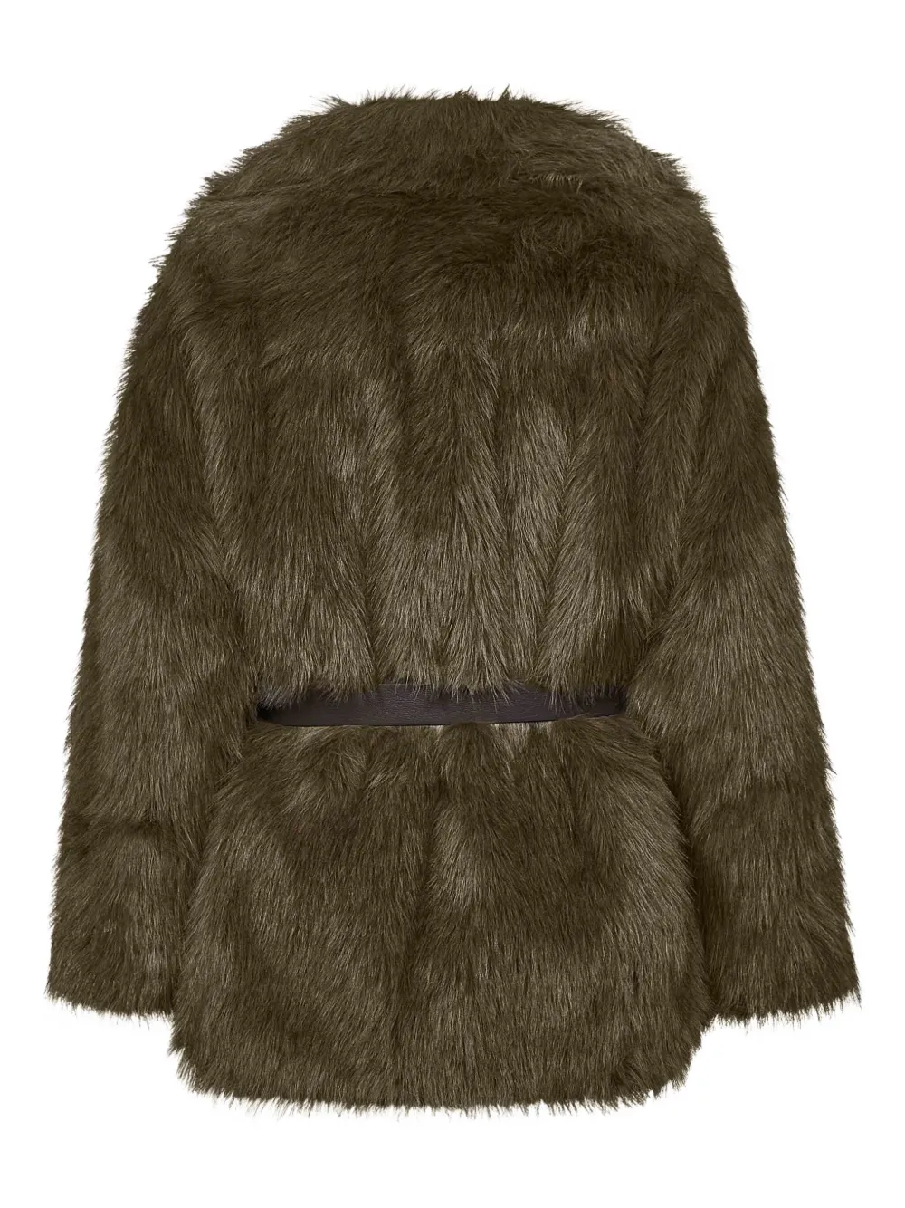 P.A.R.O.S.H. belted faux-fur coat | Faux Fur & Shearling Coats | Image 2