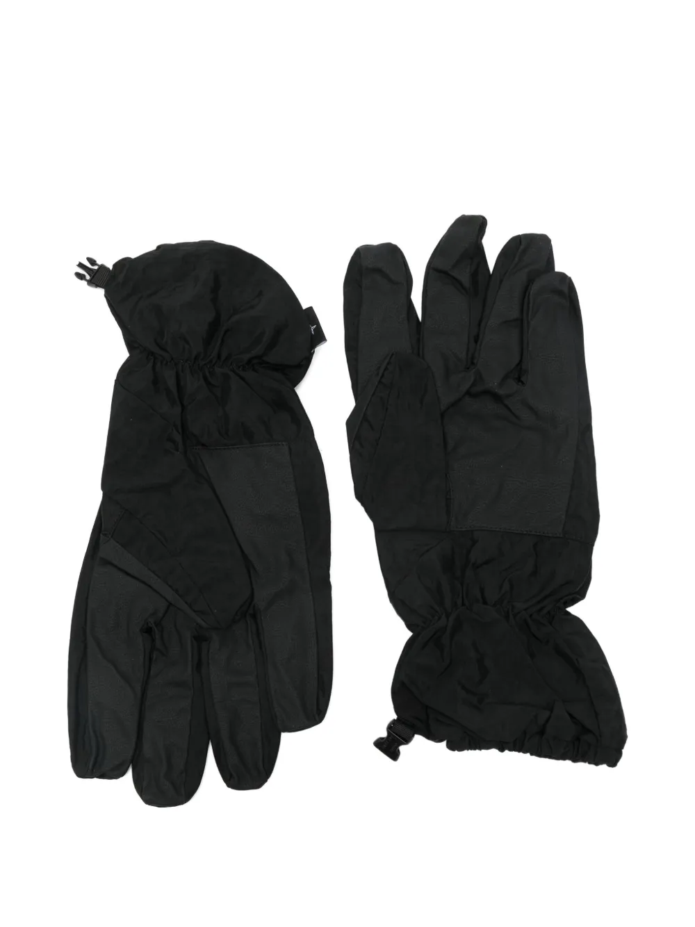 Stone Island Honkbalpet met geborduurd logo - Zwart