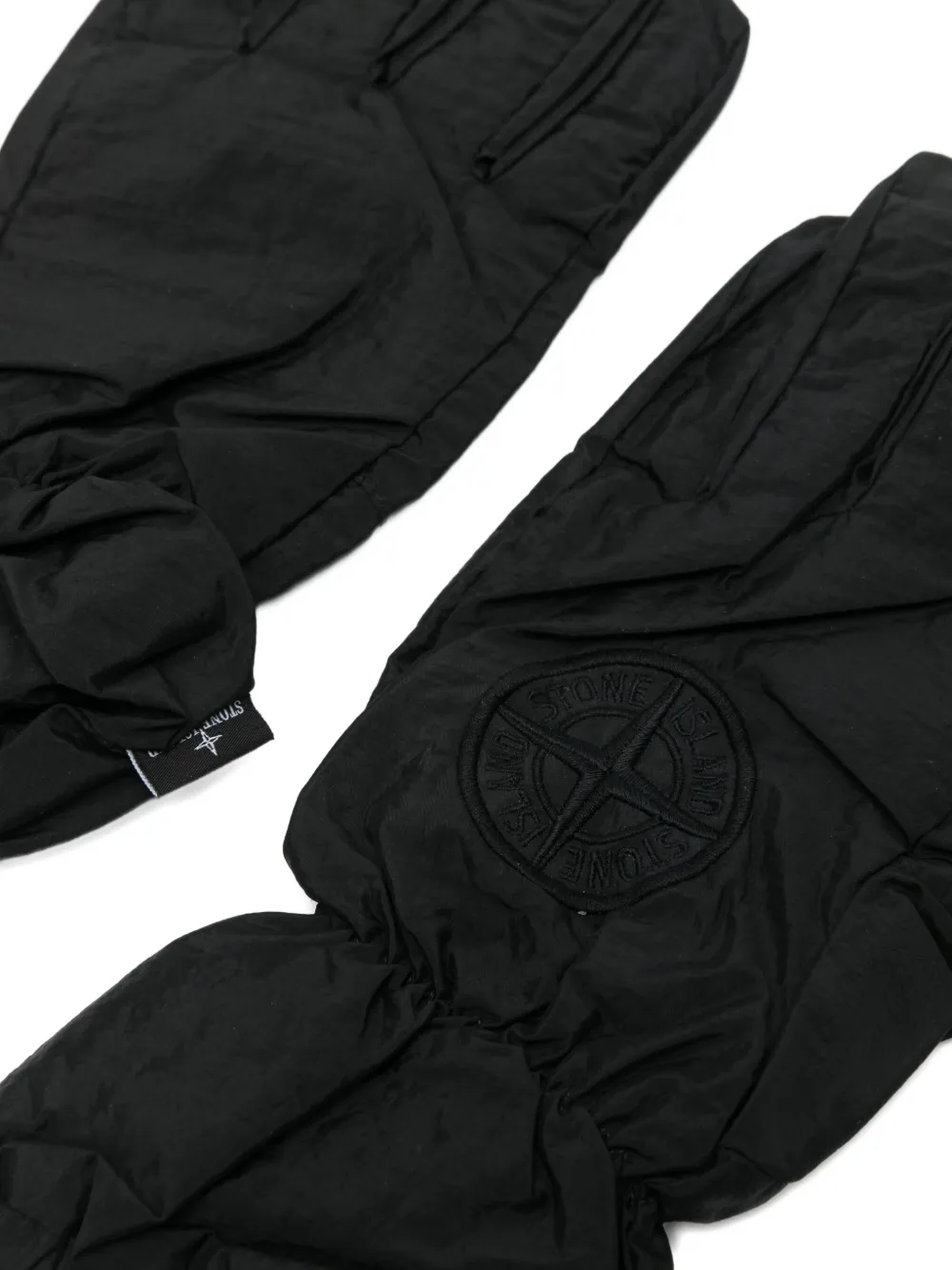 Stone Island Honkbalpet met geborduurd logo Zwart