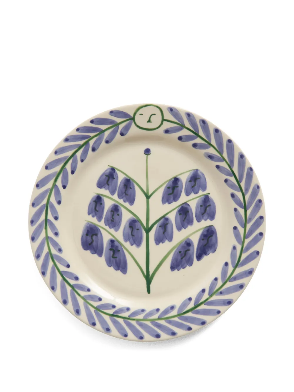 HAY La Pittura floral-print plate - Toni neutri