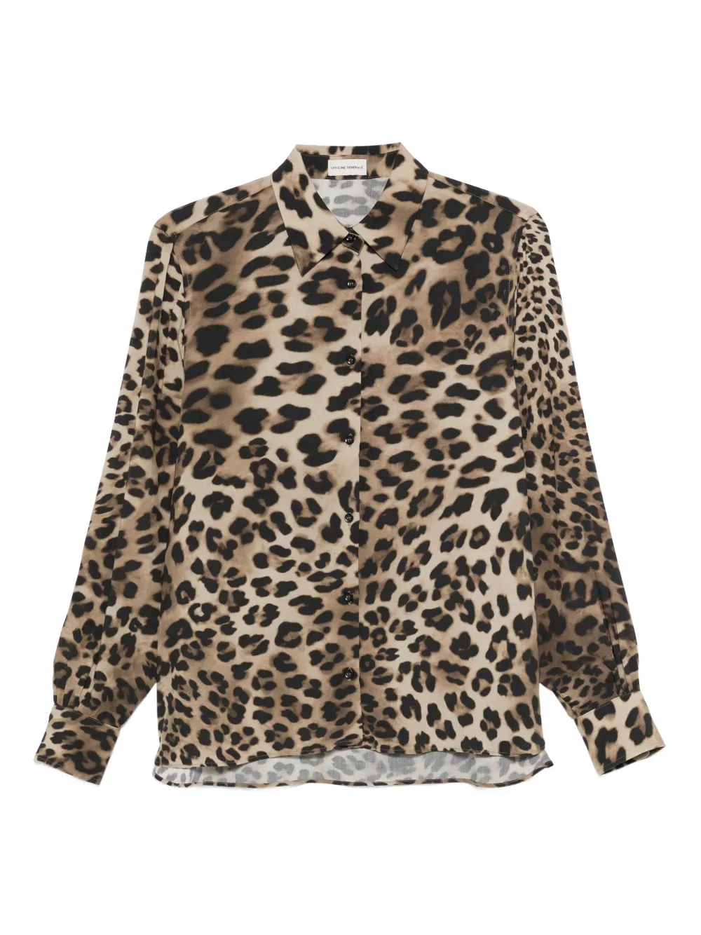 Officine Generale Elzini button shirt | Brown | Image 1