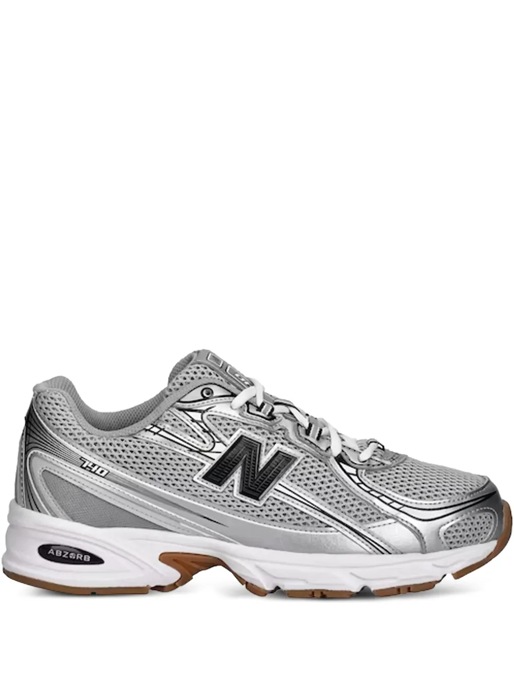 New Balance 740 mesh lace-up sneakers Grey