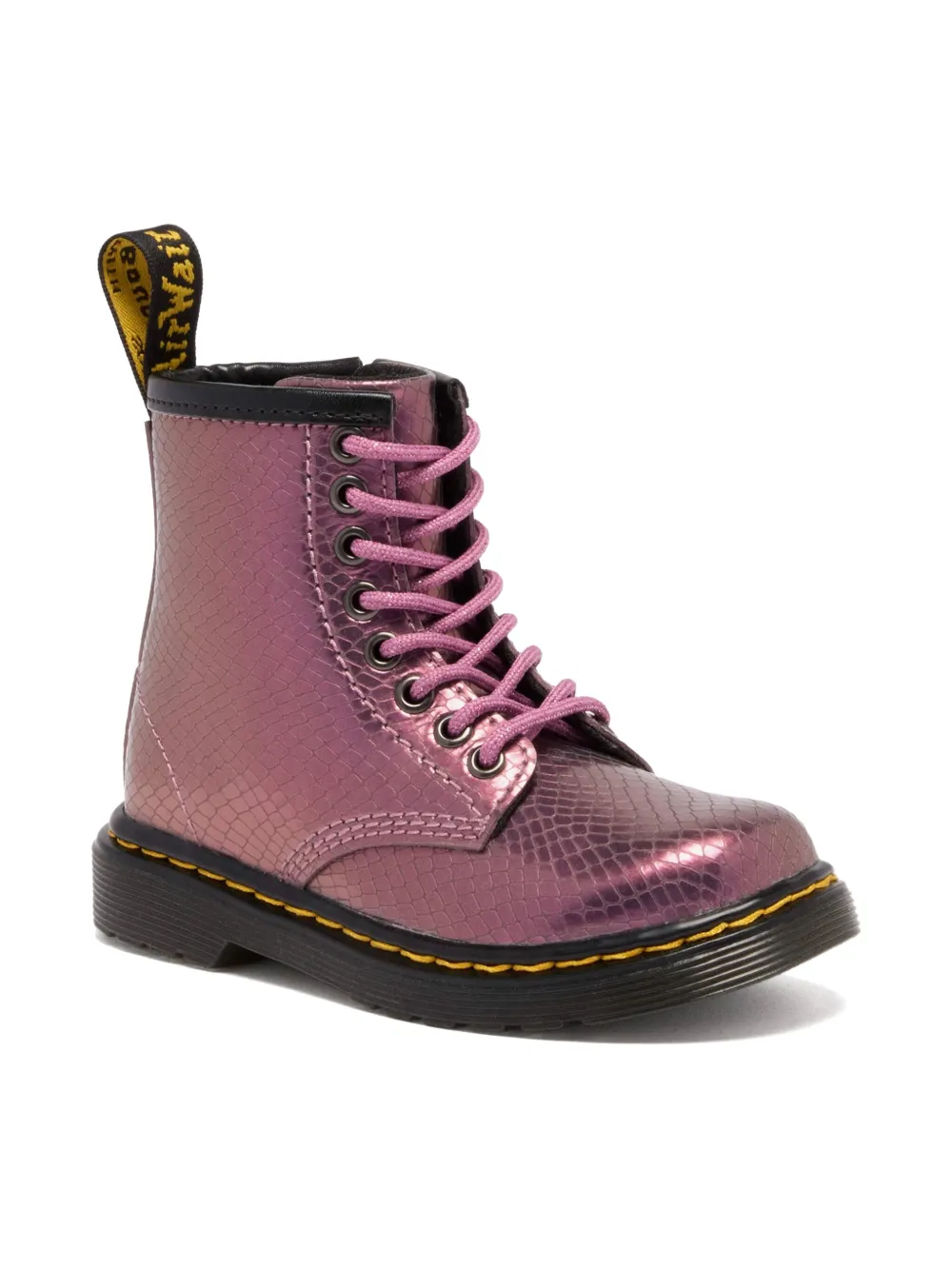 Dr. Martens Kids Laarzen met veters Paars