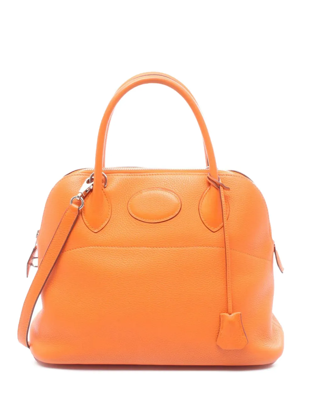 Hermès Pre-Owned 2008 Clemence Bolide 31 satchel | Orange | Image 1