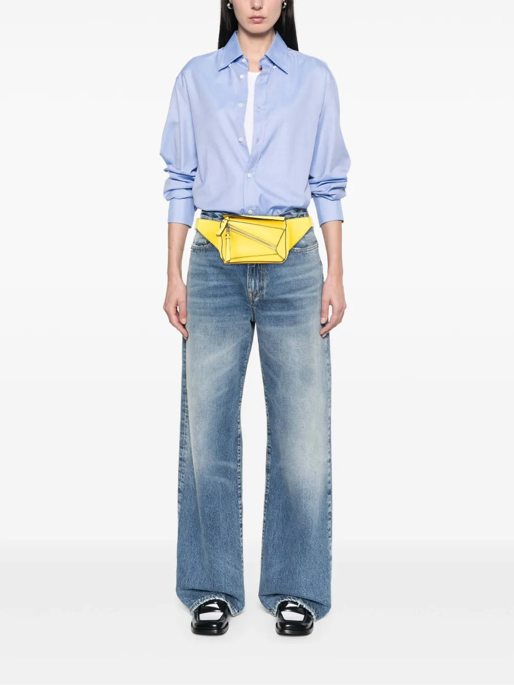 Loewe Pre-Owned 2022 Mini Calfskin Puzzle Bumbag belt bag | Pre-Owned | Image 2