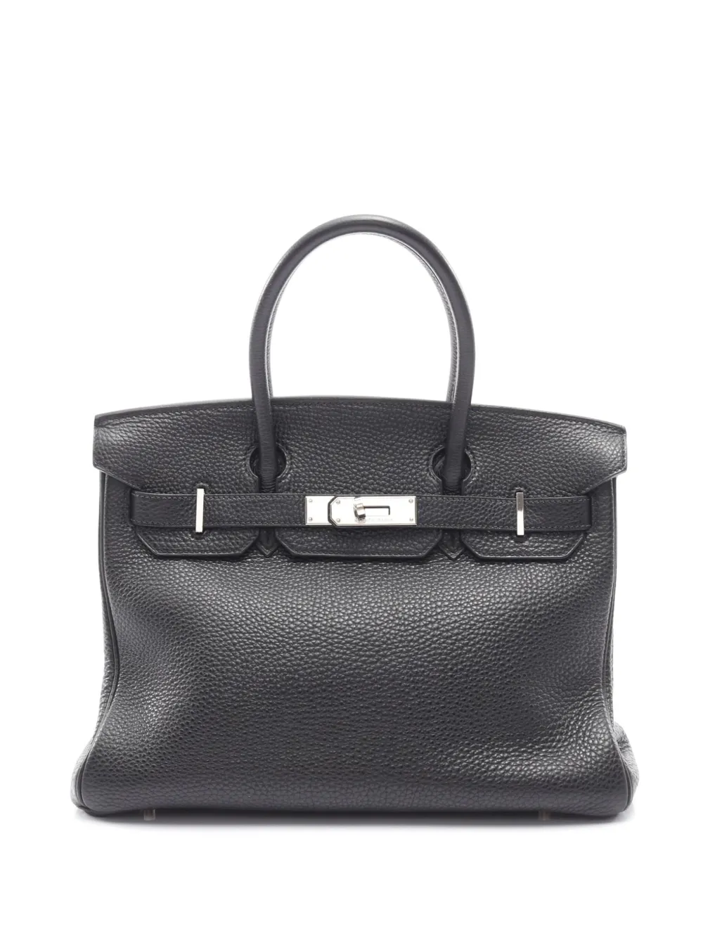 Hermès Pre-Owned 2003 Clemence Birkin Retourne 30 handbag | Black | Image 1