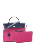 Hermès Pre-Owned 2018 Toile Herbag Zip 31 satchel - Pink