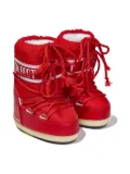 Moon Boot Kids Icon logo-detail snow boots - Red