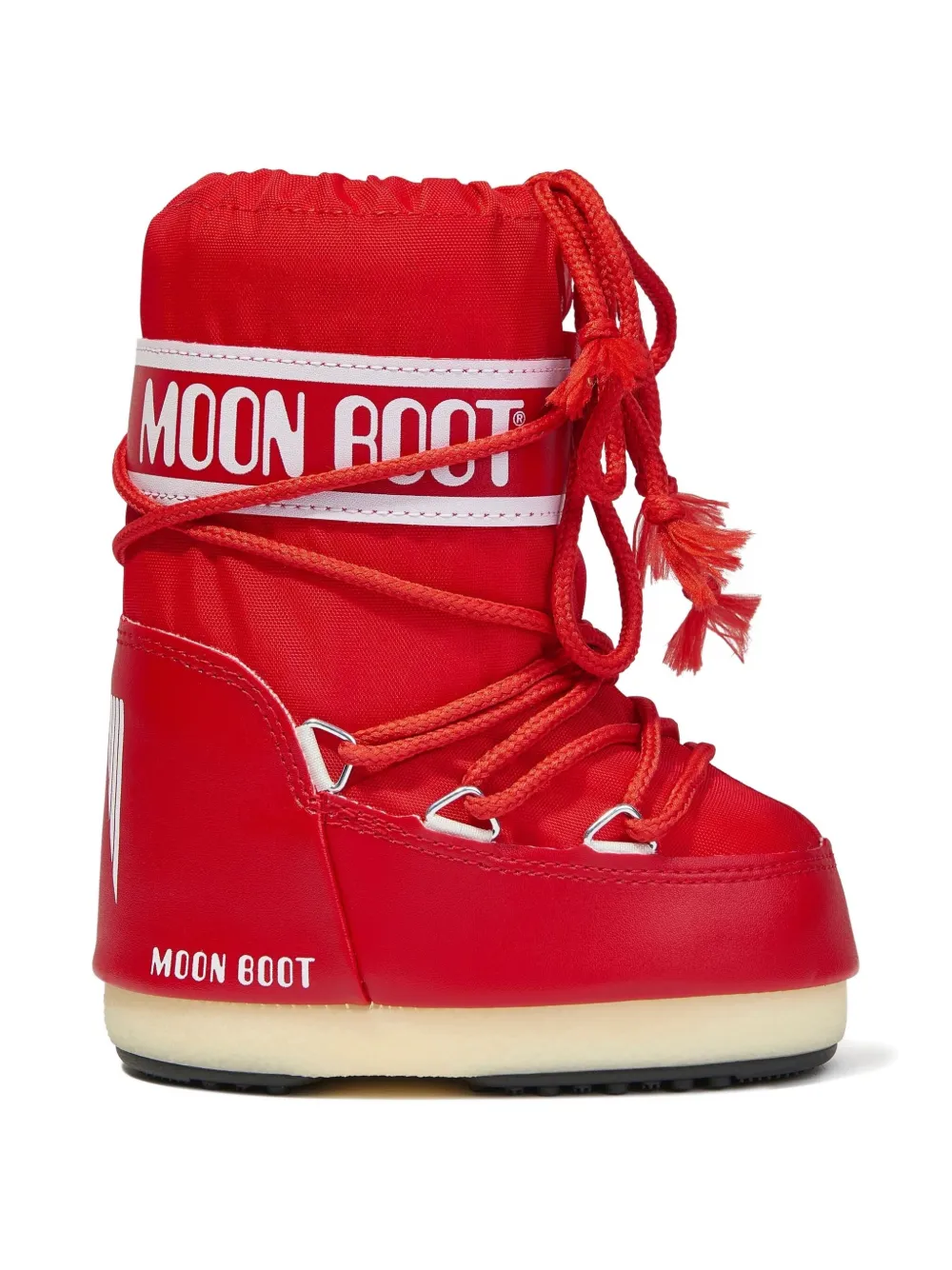 Moon Boot Kids Icon logo-detail snow boots Rood