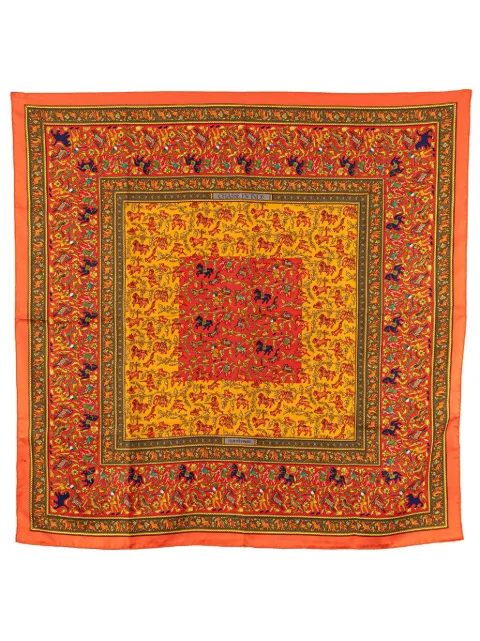 Hermès Pre-Owned 1999-2007 Chasse en Inde Silk Scarf scarves