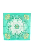 Hermès Pre-Owned 1990-1998 Azulejos Silk Scarf scarves - Green