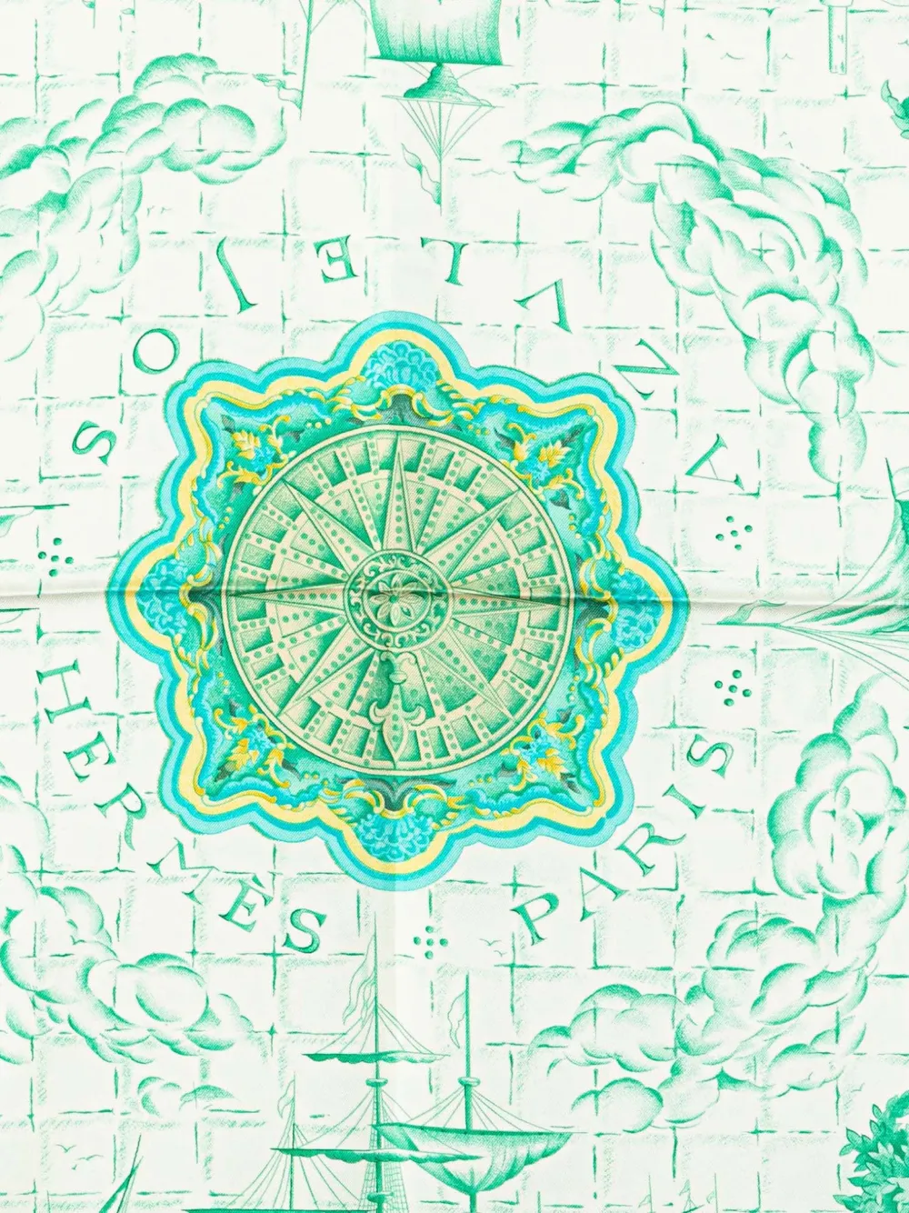 Hermès Pre-Owned 1990-1998 Azulejos Silk Scarf scarves | Image 2