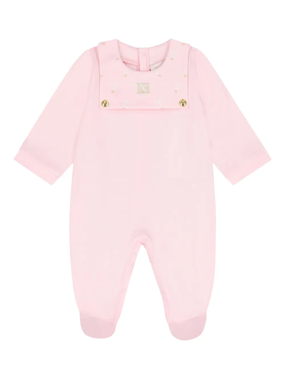 Escada Kids logo-embroidery pajama | Pink | Image 1