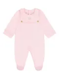 Escada Kids logo-embroidery pajama - Pink