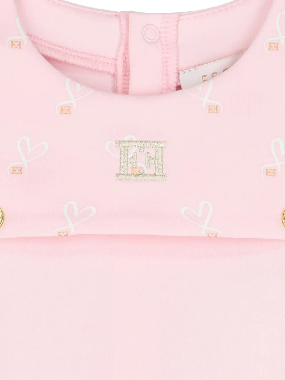 Escada Kids Pyjama met geborduurd logo Roze