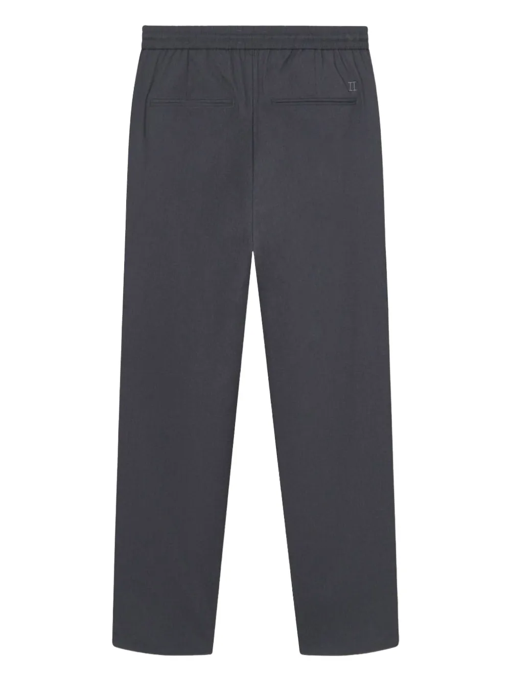Les Deux Como broek met toelopende pijpen en trekkoord - Grijs