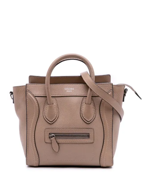Celine Pre-Owned 2013 Nano Leather Luggage Tote satchel