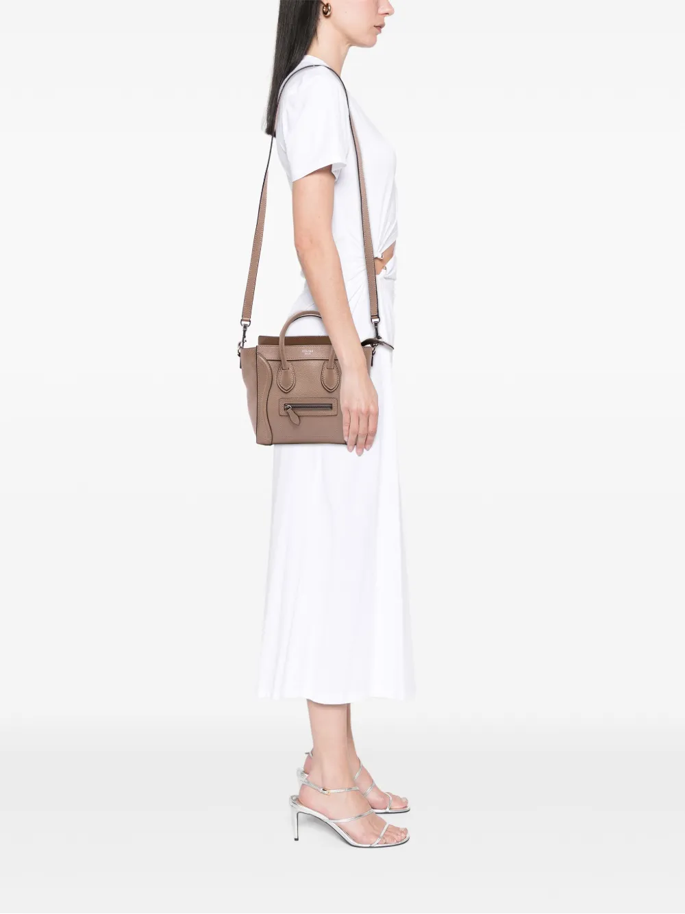 Celine Pre-Owned 2013 Nano Leather Luggage Tote satchel | Pre-Owned | Image 2