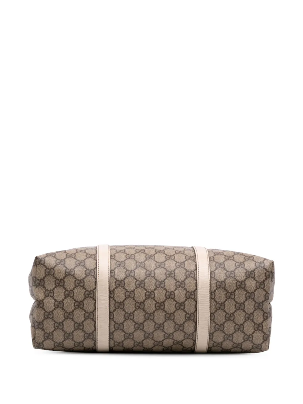 Pre-owned Gucci 2016-2025 Gg Supreme Joy Tote Bag In Brown