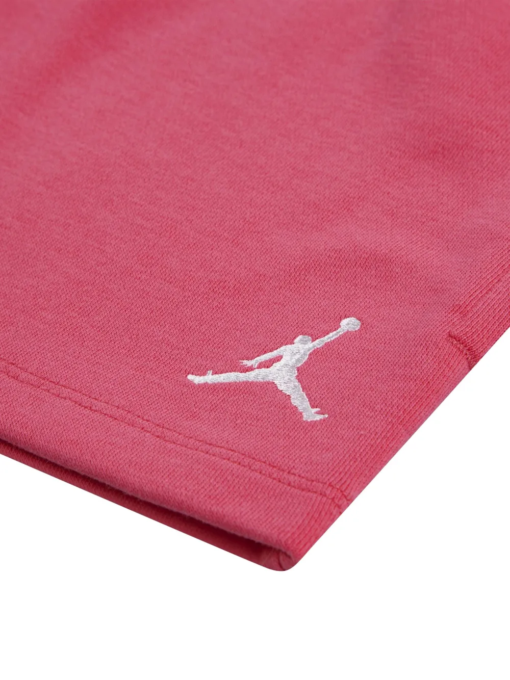 Jordan Kids Shorts met elastische tailleband en borduurwerk Roze