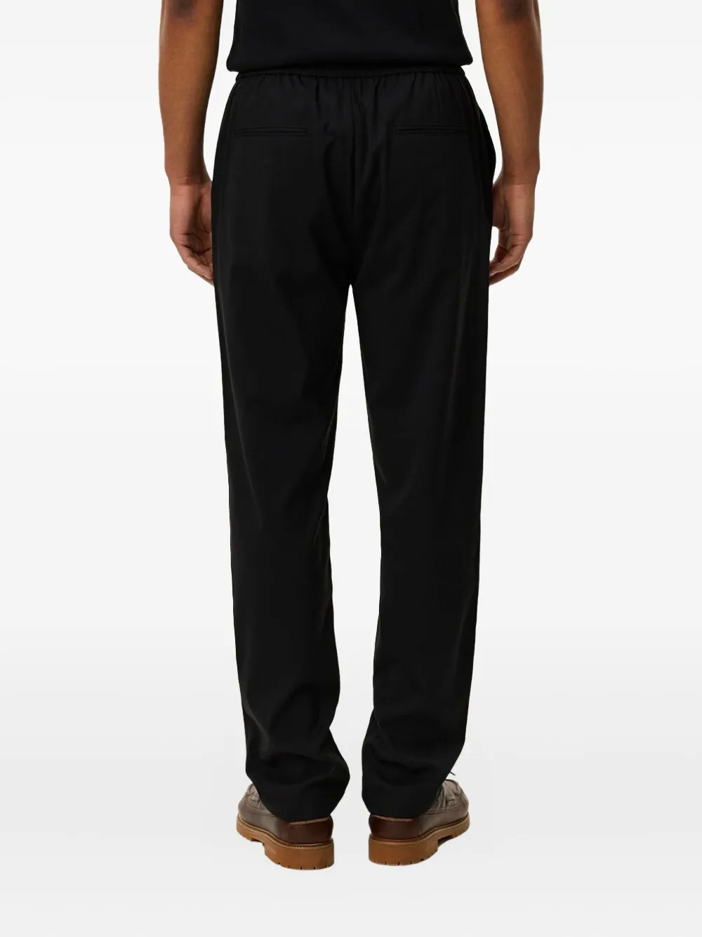 Les Deux Como Tapered Drawstring Trousers In Black
