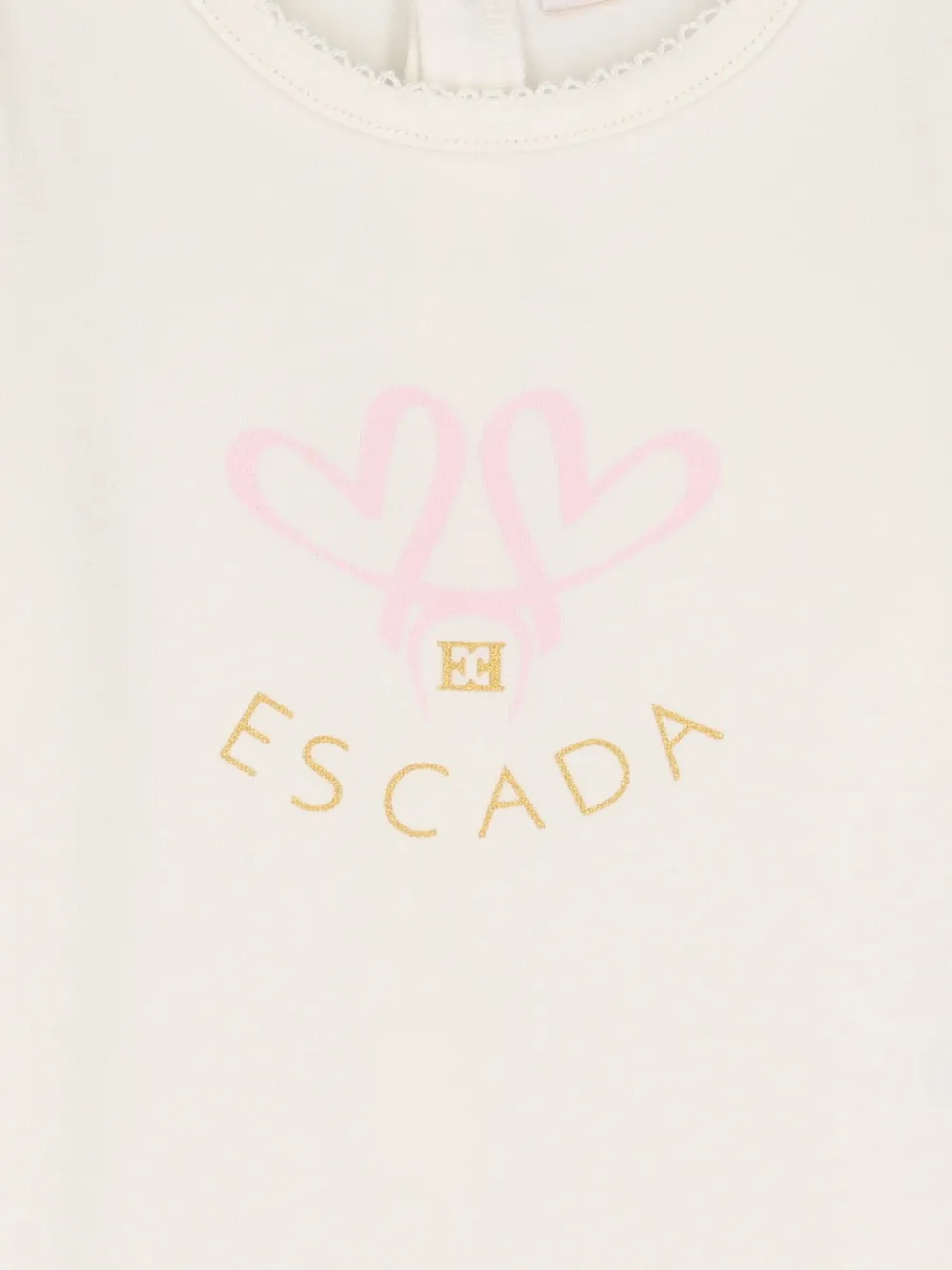 Escada Kids Pyjama met logo Beige