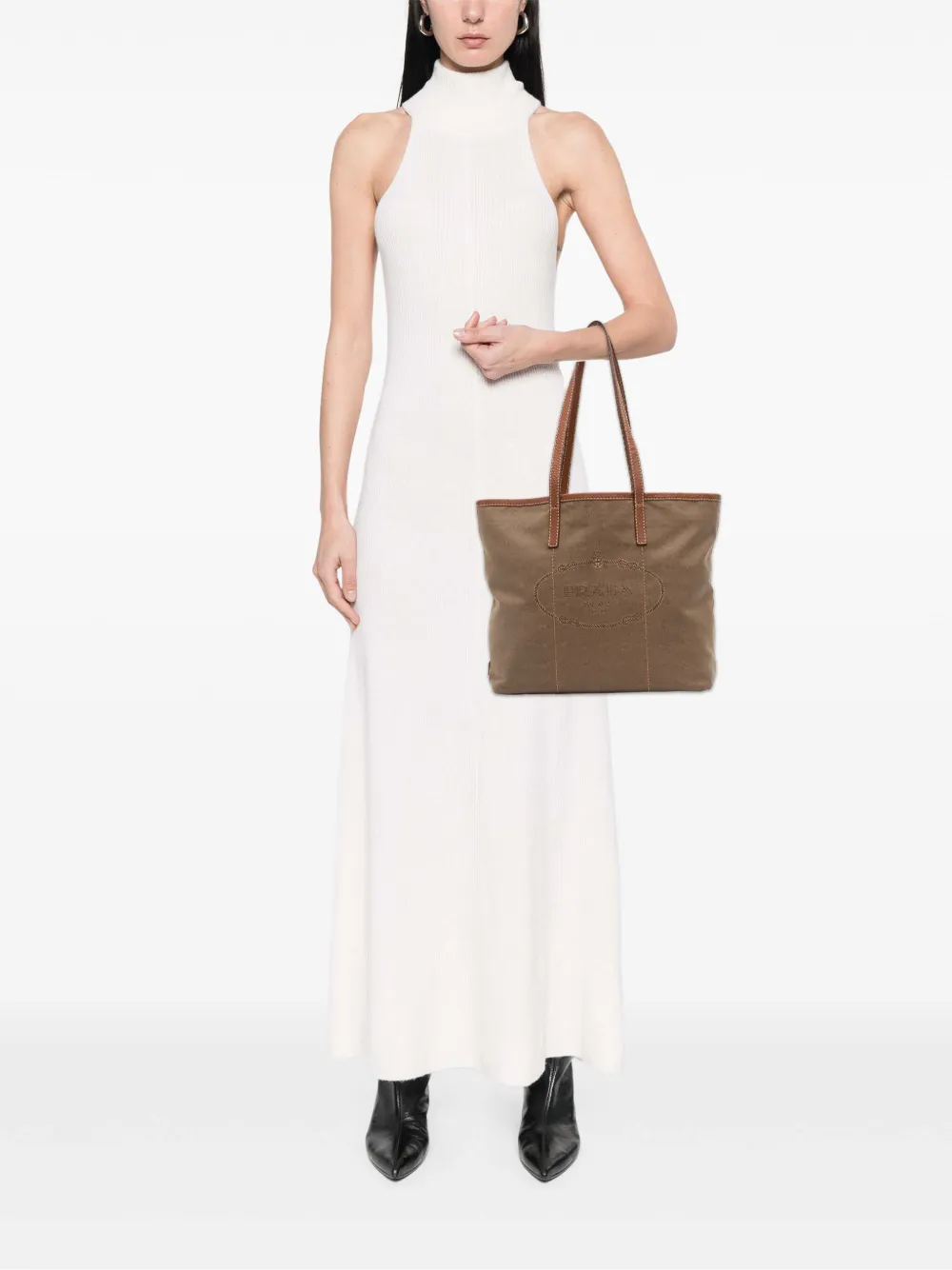 Prada Pre-Owned 2013-2025 Canvas Canapa Logo tote bag | Pre-Owned | Image 2
