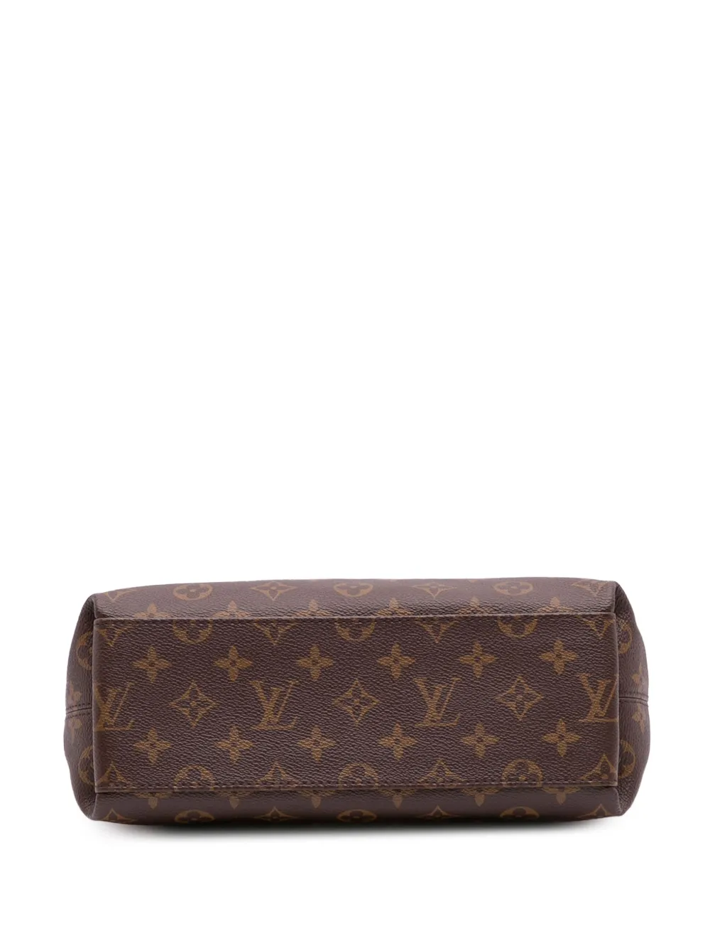 Pre-owned Louis Vuitton 2017 Monogram Tuileries Besace Satchel In Brown