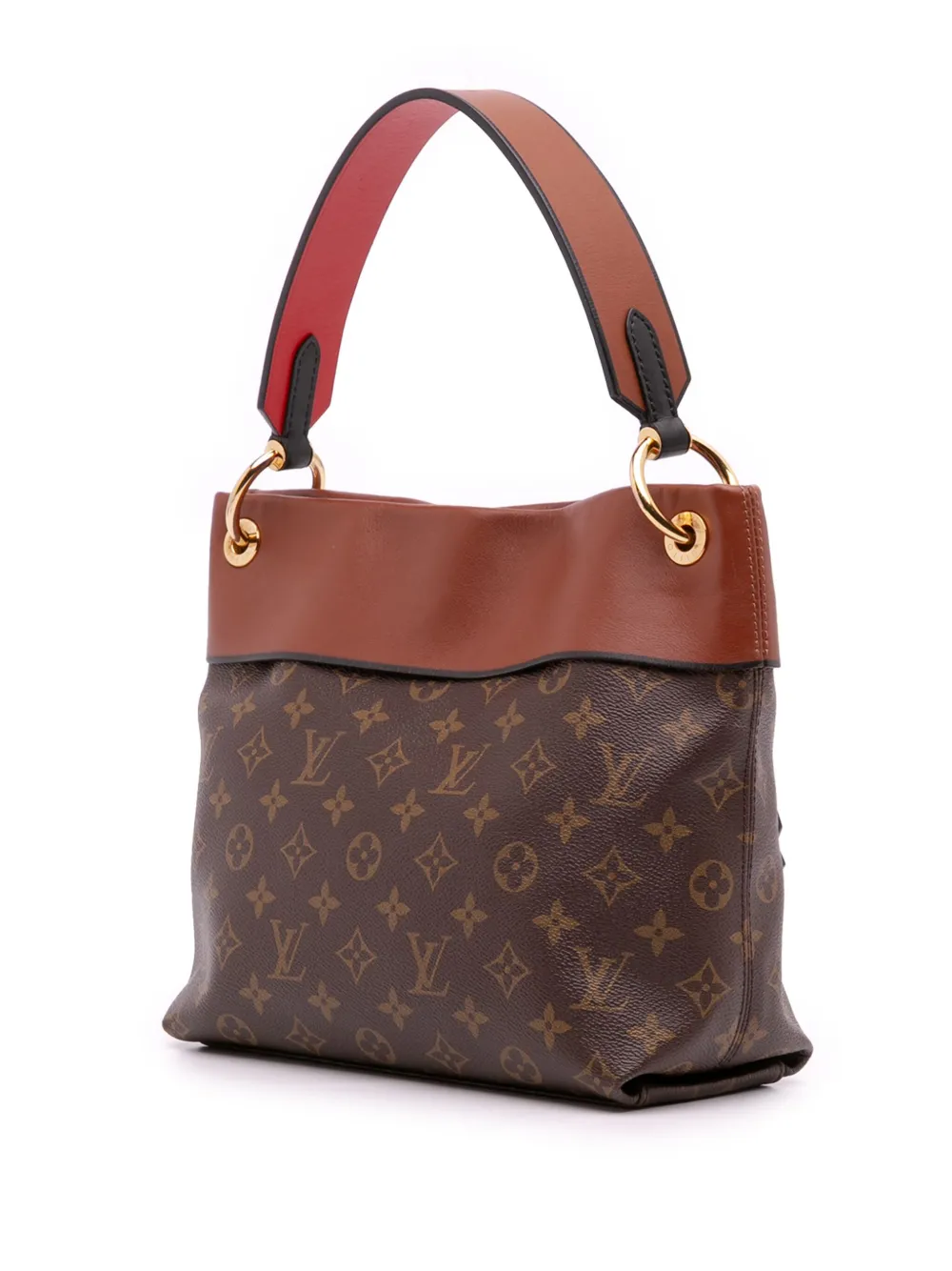 Pre-owned Louis Vuitton 2017 Monogram Tuileries Besace Satchel In Brown
