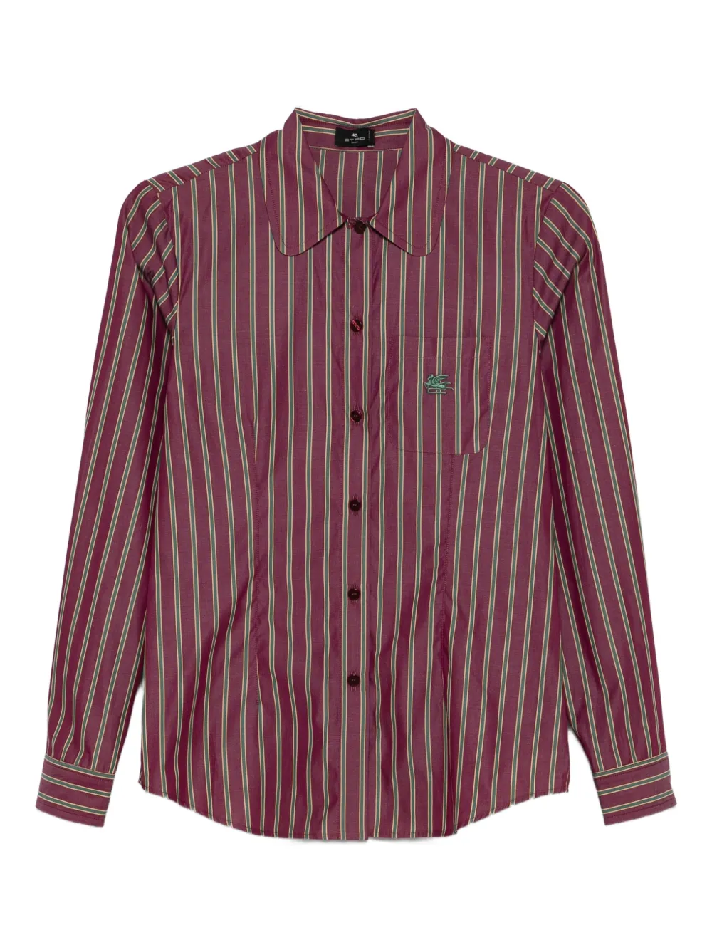 ETRO striped long-sleeve shirt | Red | Image 1