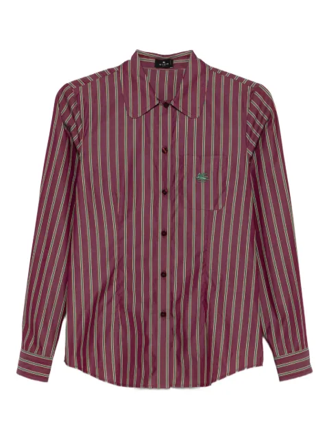 ETRO striped long-sleeve shirt