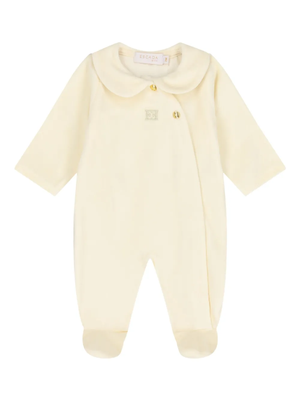 Escada Kids peter-pan collar pajama | Neutrals | Image 1