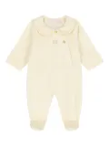 Escada Kids peter-pan collar pajama - Neutrals