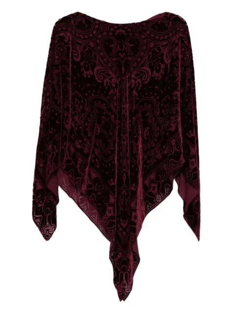 ETRO بونشو مخملي بنقش بيزلي