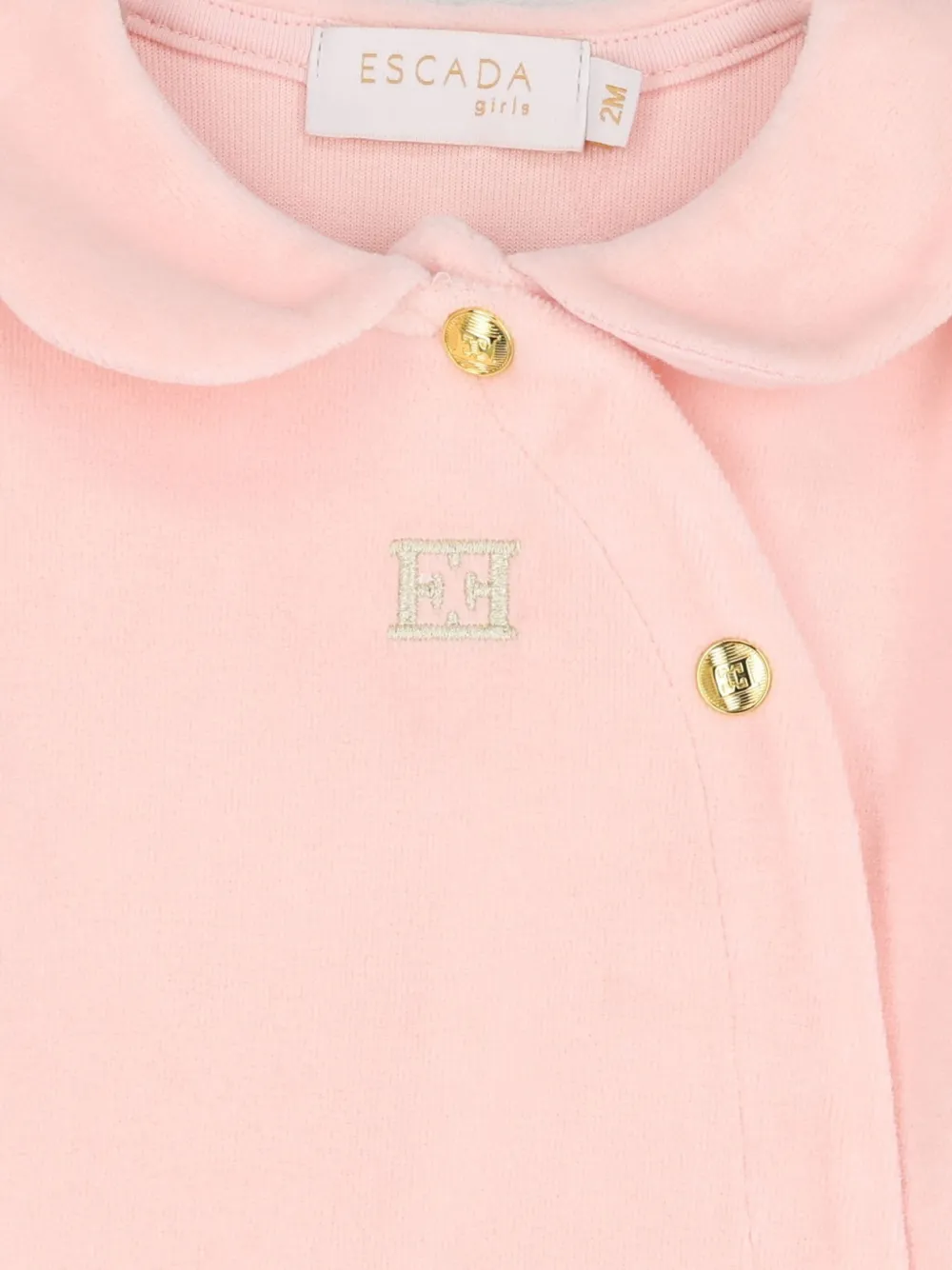 Escada Kids Pyjama met Peter Pan-kraag Roze