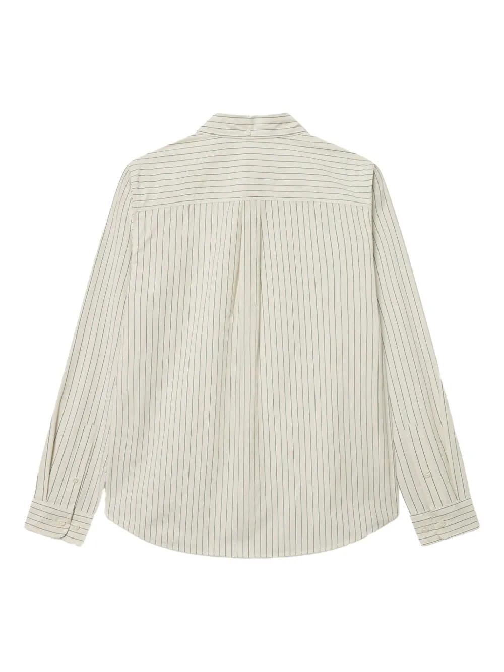 Les Deux Kent Stripe Poplin Shirt In Neutral