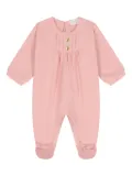 Escada Kids pleated buttoned pajama - Pink