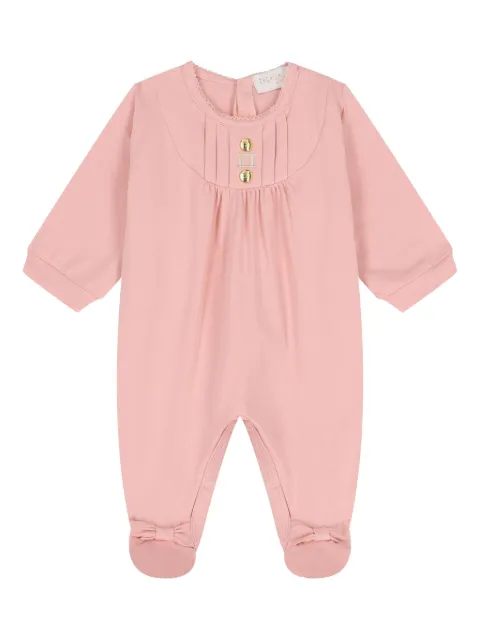 Escada Kids pleated buttoned pajama