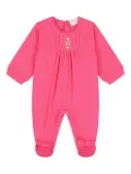 Escada Kids pleated logo pajama - Pink
