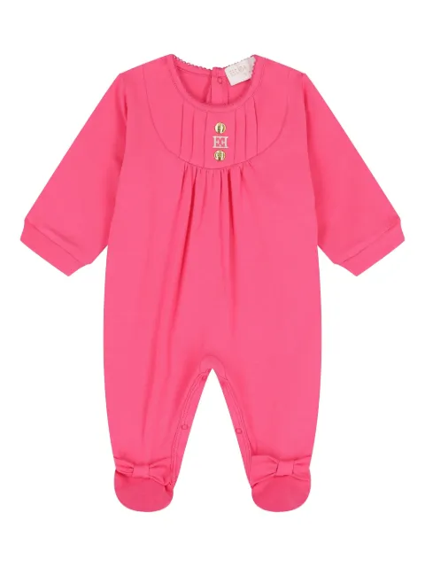 Escada Kids pleated logo pajama