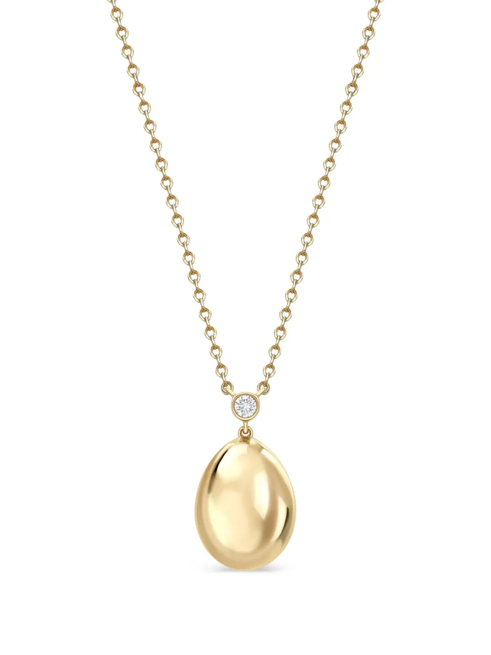 Fabergé 18K yellow gold Essence Petite diamond pendant