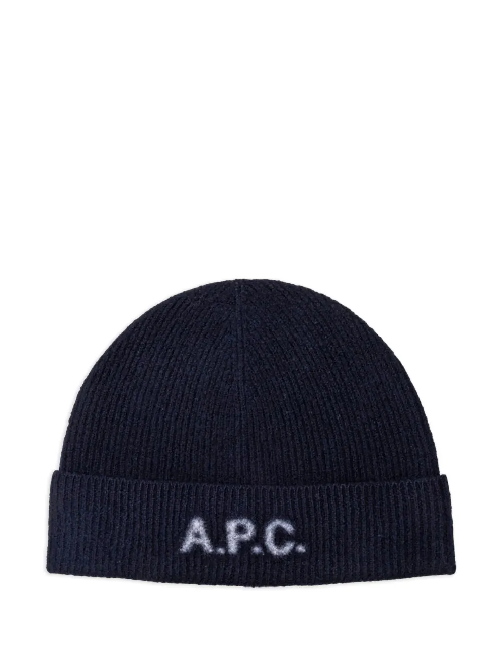 A.P.C. logo-embroidered beanie | Blue | Image 1
