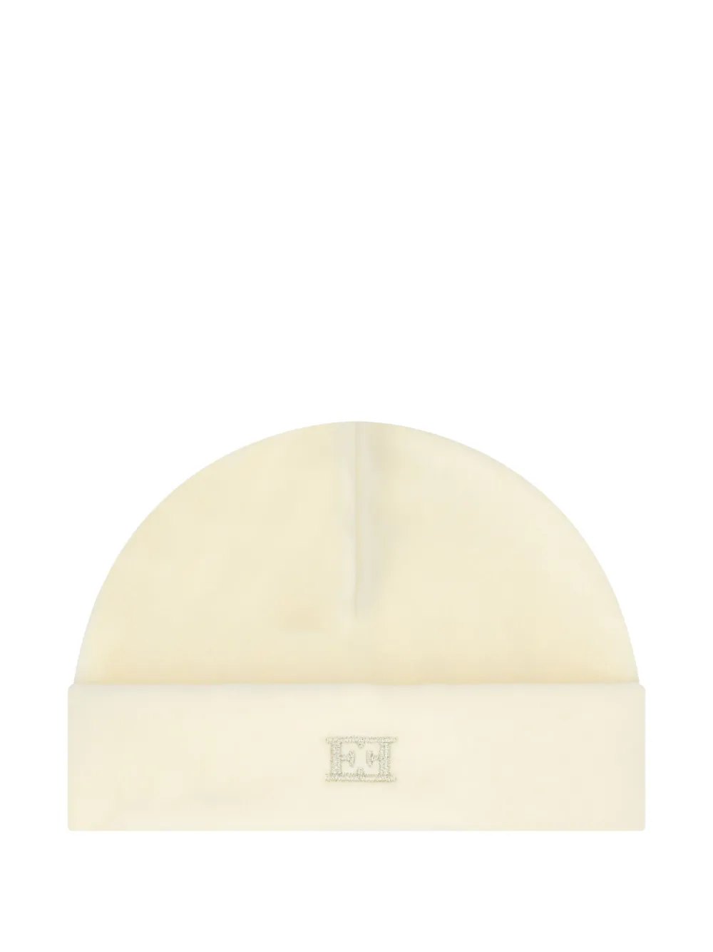 Escada Kids logo-embellishment beanie hat | Neutrals | Image 1