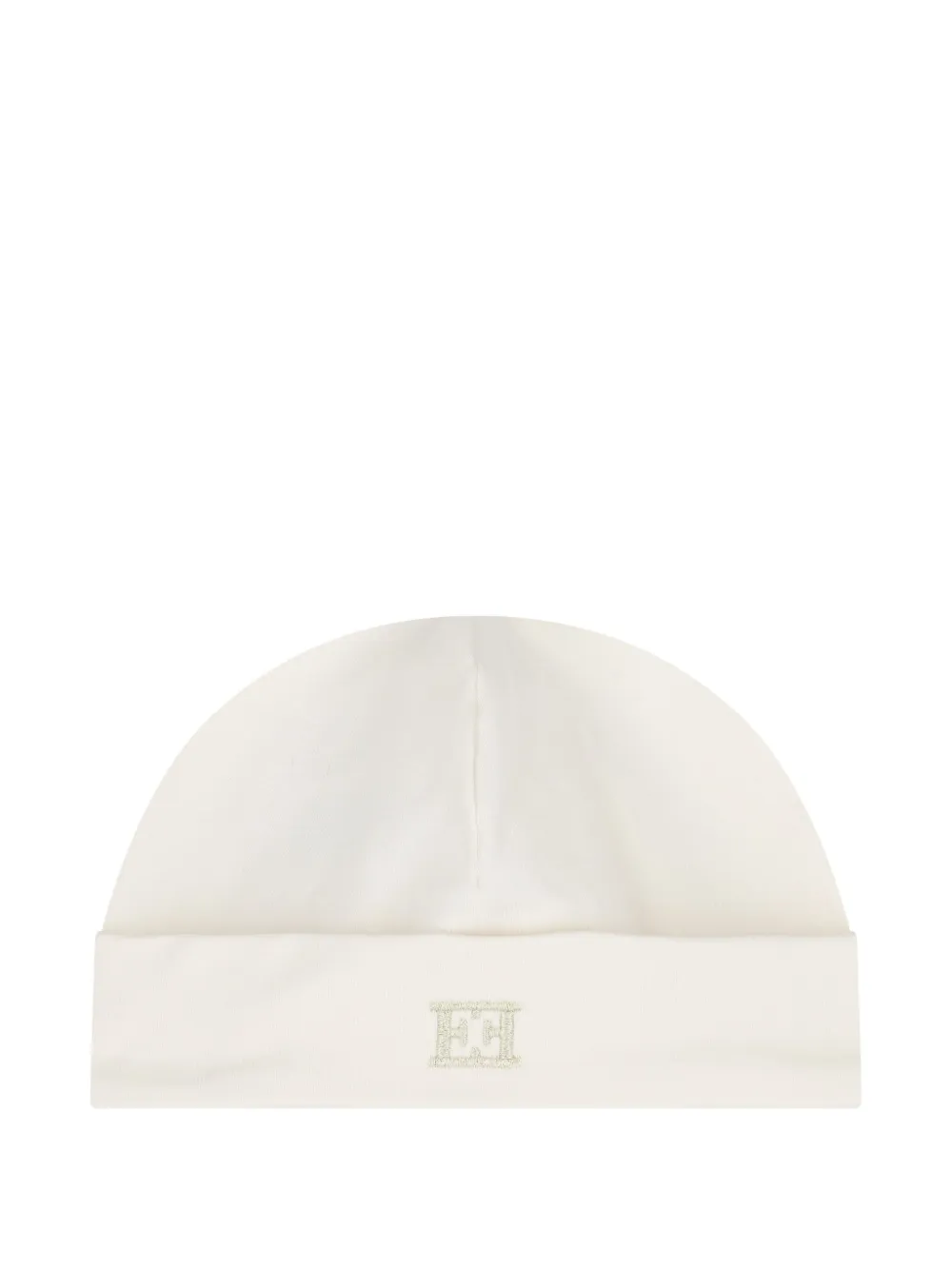Escada Kids logo beanie hat | White | Image 1