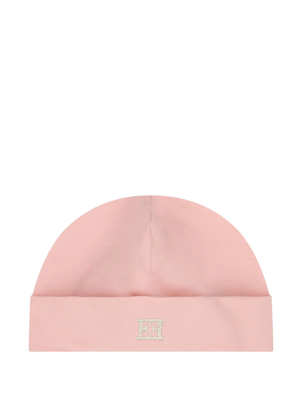 Escada Embroidered-logo Beanie In Neutral
