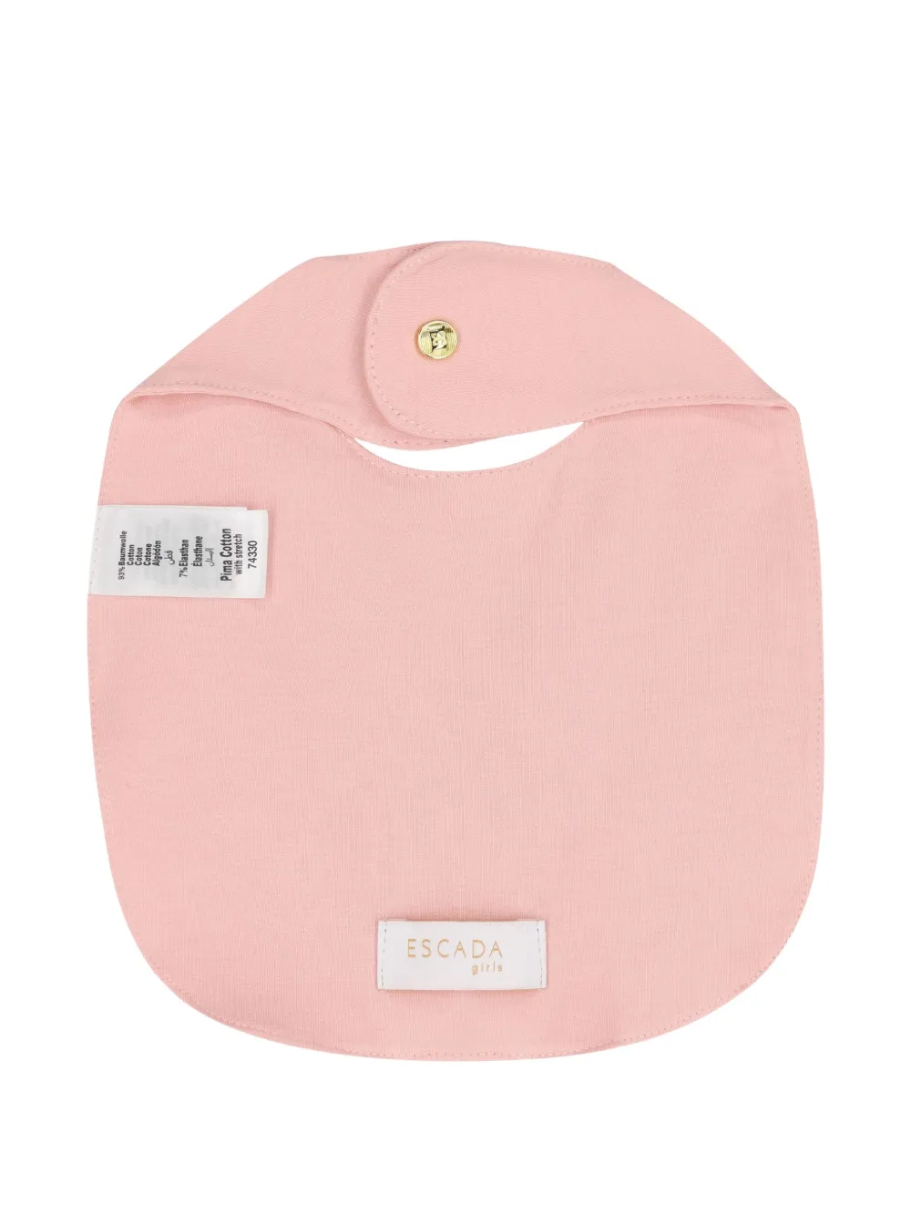 Escada Kids Slabbetje met geborduurd logo - Roze
