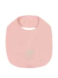 Escada Kids logo-embroidered bib - Pink