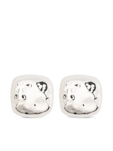 Déhanche square-shape earrings